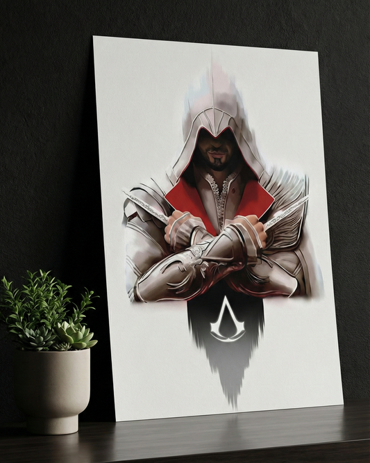 Ezio Auditore, Rachel (Crymsie) Nash | Wall Poster -A4
