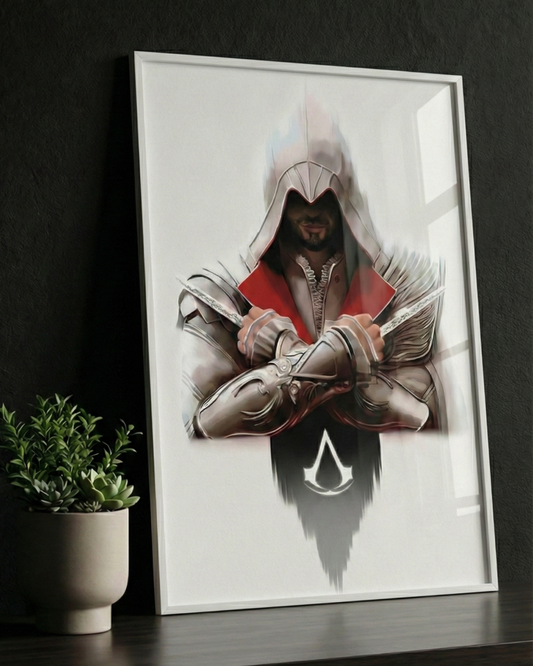 Ezio Auditore, Rachel (Crymsie) Nash | Wall Poster -A4