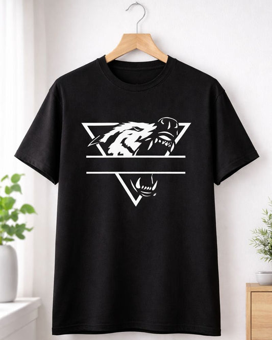 Alpha Wolf – Minimal Power Statement Classic Crew T-Shirt