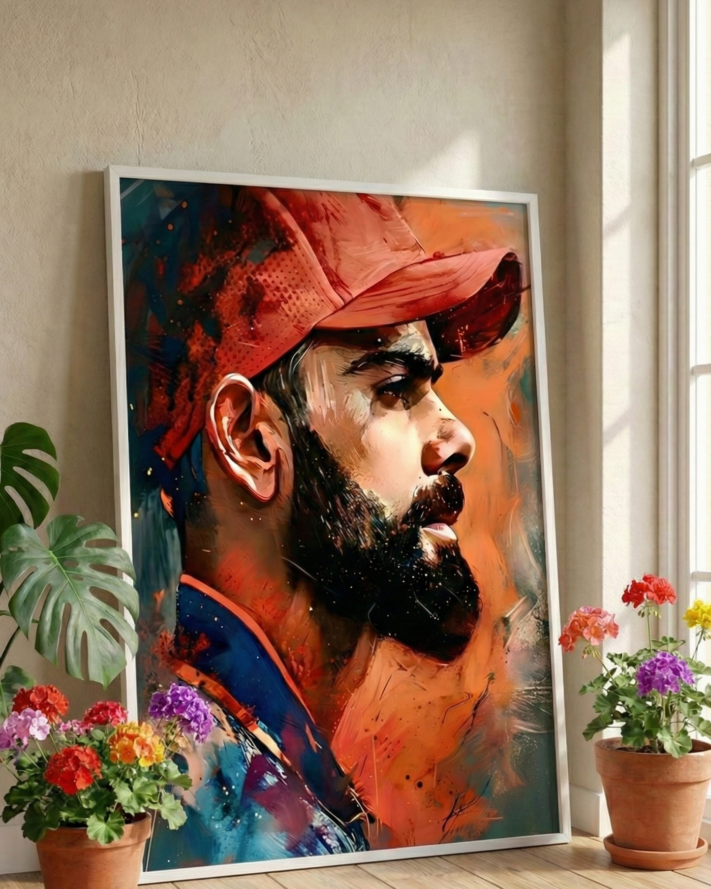 Fearless Champion : King Kohli – Modern Cricket Legend Art Print
