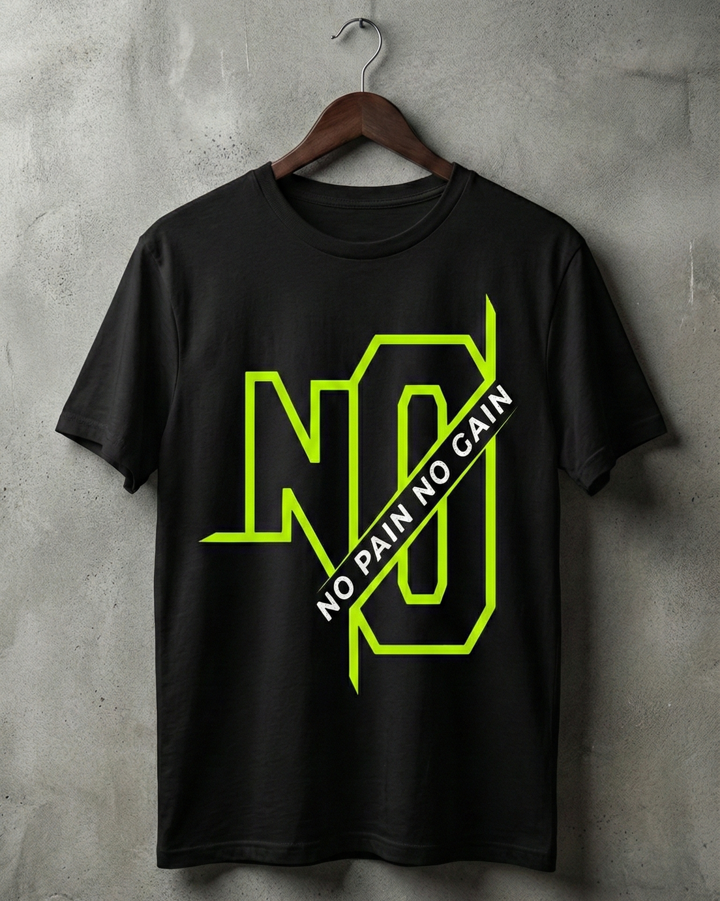 NO Pain NO Gain – Lightweight Gym Motivation Classic Crew T-Shirt