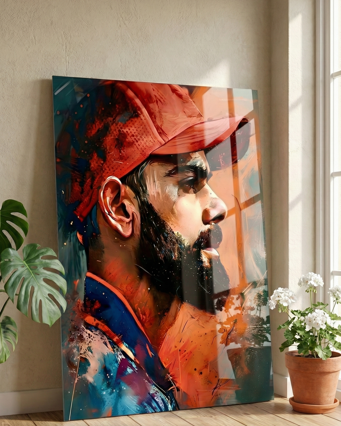 Fearless Champion : King Kohli – Modern Cricket Legend Art Print