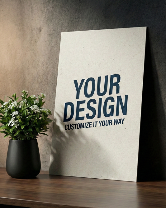 Custom Design Poster – Your Design, Our Print | Wall Poster -A4