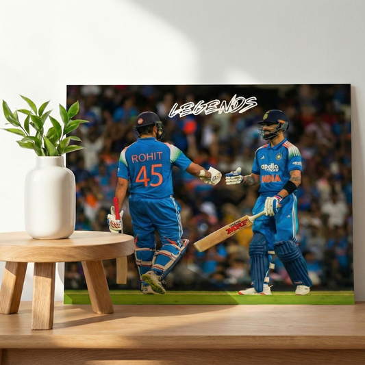 Cricket Legends – Rohit & Virat Celebration Poster