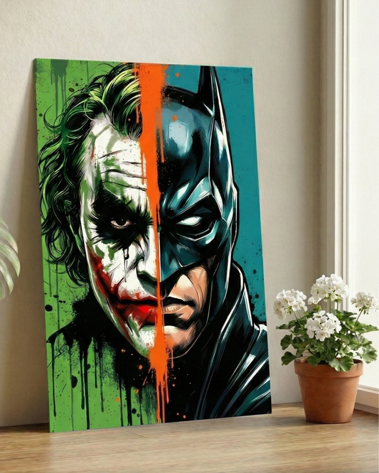 Clown Prince vs Dark Knight Poster