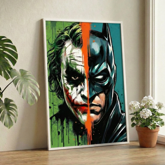 Clown Prince vs Dark Knight Poster