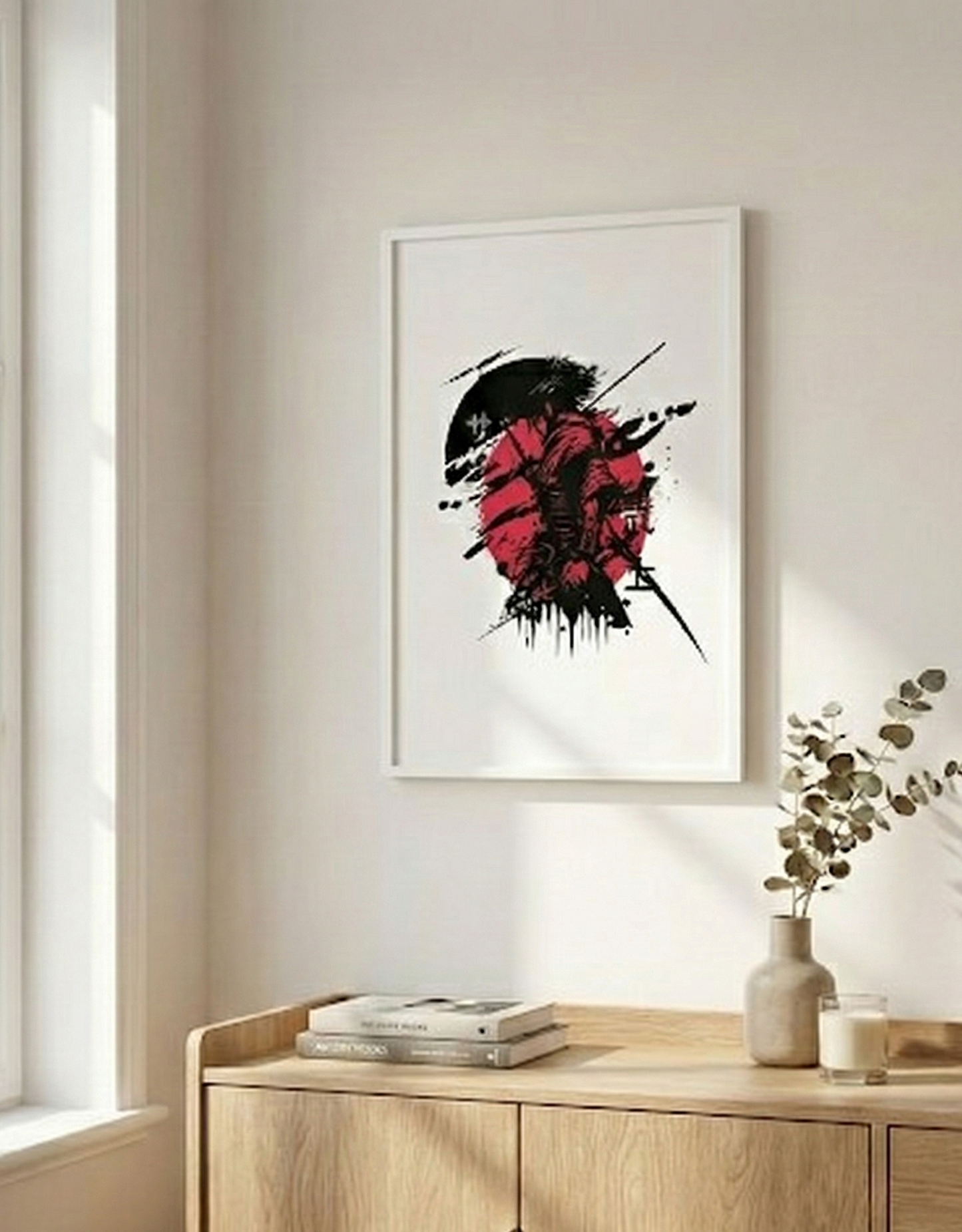 Crimson Ronin – Premium Samurai Wall Art Poster